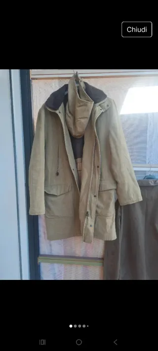 Giubbotto beige/marrone
