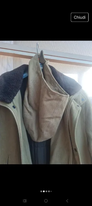 Giubbotto beige/marrone