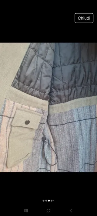 Giubbotto beige/marrone