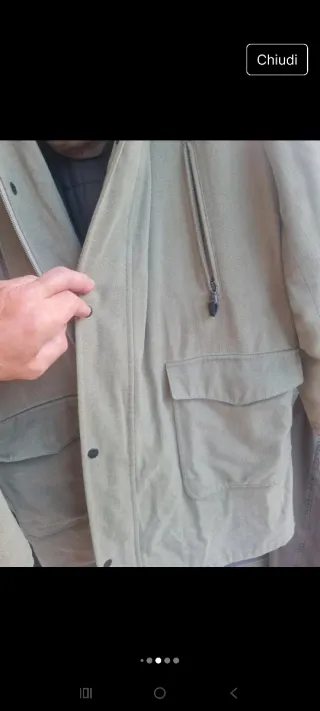 Giubbotto beige/marrone