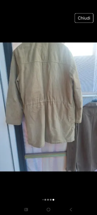 Giubbotto beige/marrone