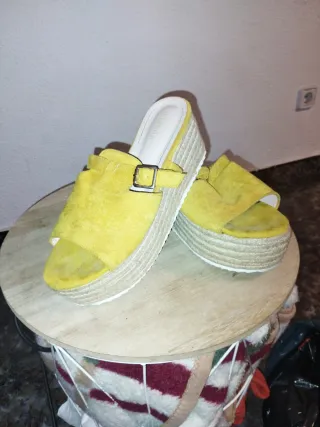 Cuñas esparto amarillas T.39/40