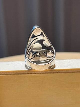 Anillo Plata Multicolor Piedras