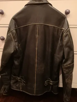 Giubbotto aviatore pelle marrone XL