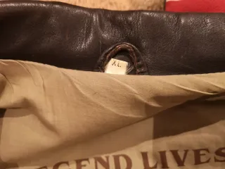 Giubbotto aviatore pelle marrone XL