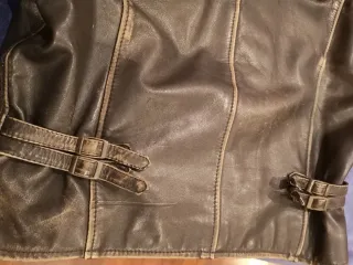 Giubbotto aviatore pelle marrone XL