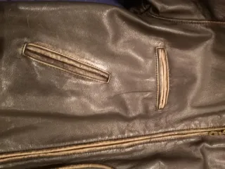 Giubbotto aviatore pelle marrone XL