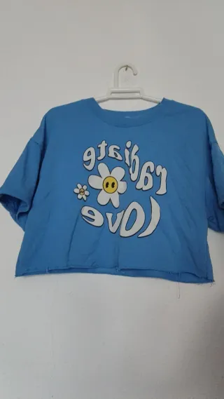 Blusa verde asimétrica talla S y M