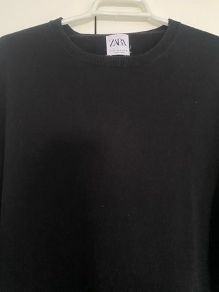 Jersey Zara Negro Talla M