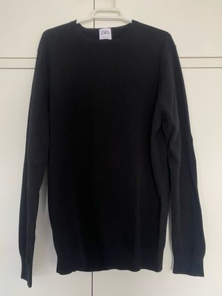 Jersey Zara Negro Talla M