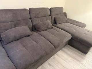 Sofá Cama Chaiselong Gris