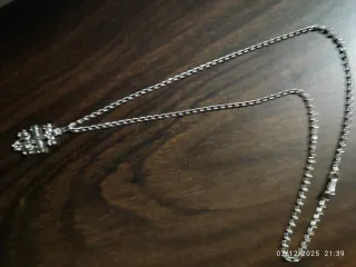 Cruz de Caravaca plateada 29 cm