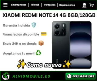 Xiaomi Redmi Note 14 4G 128GB ✨COMO NUEVO✨