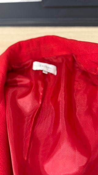 Abrigo rojo mujer FORMULA