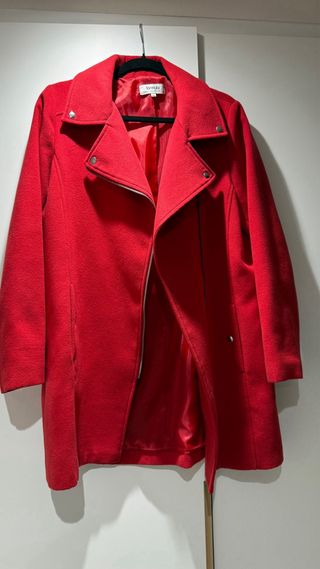 Abrigo rojo mujer FORMULA