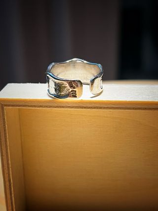 Anillo Plata de ley y Esmalte