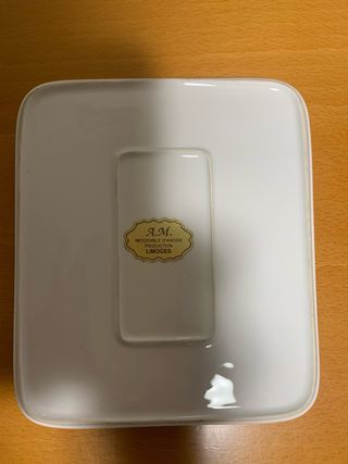 piccolo vassoio di Limoges -decorazione natalizia