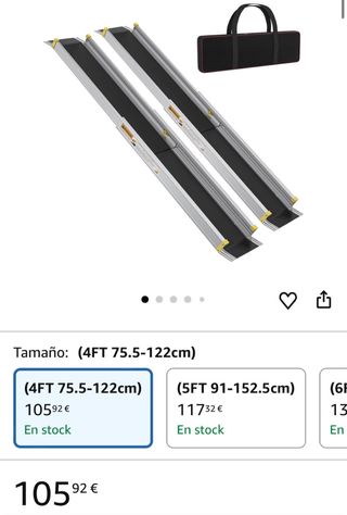 Ramapa telescopica de aluminio