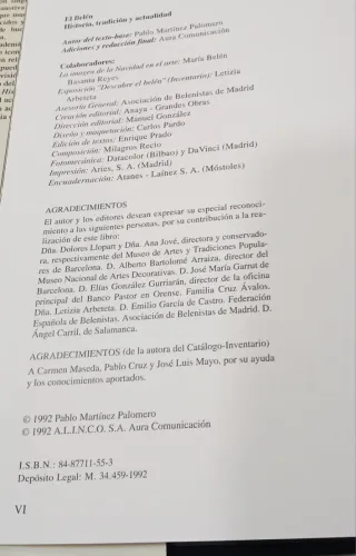 Libro Historia del belenismo Pablo Martínez