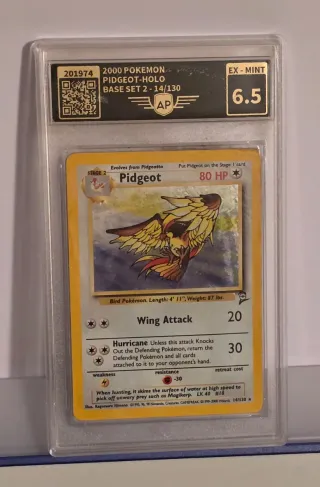 Pidgeot Holo Base Set 2 (14/130) EX-MINT 6.5