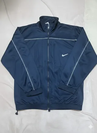 Giacca Nike Track Blu Navy Vintage Uomo XXXL