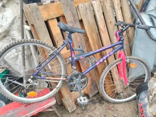 Bicicleta Montaña Morada/Rosa