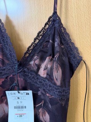 Vestido asimétrico floral