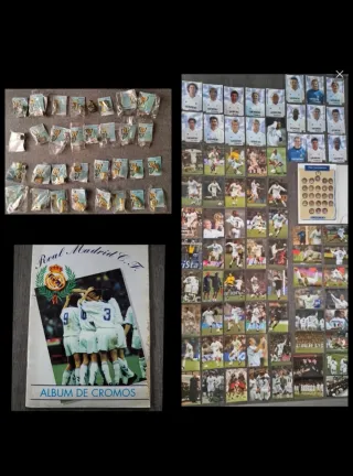 Lote Real Madrid Cromos y Pines