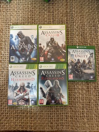 Saga Assassin's Creed Xbox 360 (5 giochi)