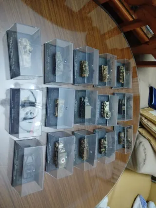Modelli di carri armati WWII (15 unità)
