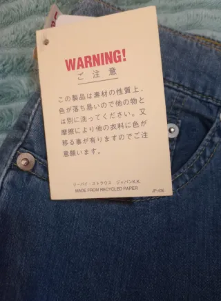 Pantalón Levi's azul nuevo con etiquetas