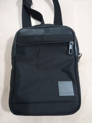 Borsa a tracolla Samsonite nera da uomo