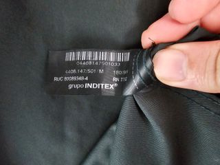 Camisa verde manga larga elástica estructura slim