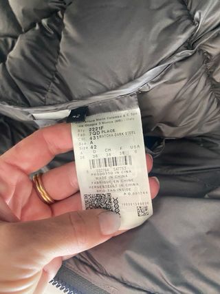 Chaqueta Colmar Mujer Verde capucha piel