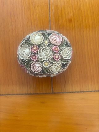 Joyero vintage floral