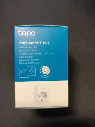Enchufe Inteligente WiFi Tapo P100MA