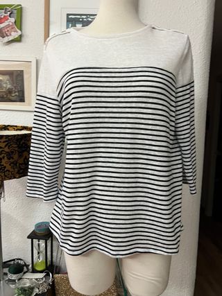 Camiseta Rayas Mujer Talla XXL