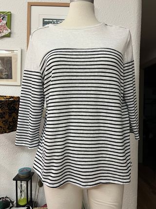 Camiseta Rayas Mujer Talla XXL