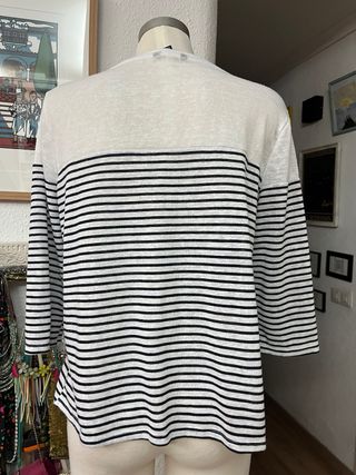 Camiseta Rayas Mujer Talla XXL