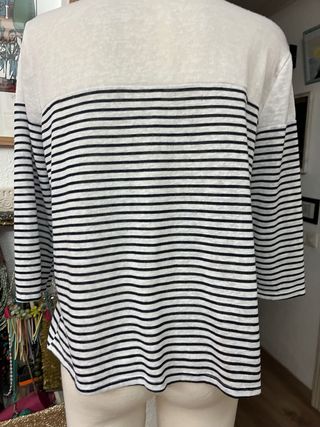 Camiseta Rayas Mujer Talla XXL