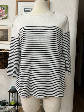 Camiseta Rayas Mujer Talla XXL