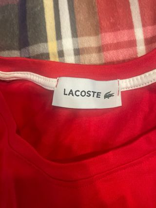 Chándal Lacoste Rojo Talla XL negocio precio