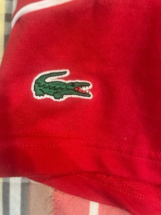 Chándal Lacoste Rojo Talla XL negocio precio