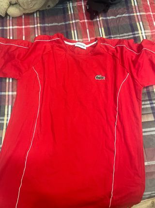 Chándal Lacoste Rojo Talla XL negocio precio