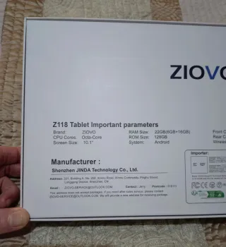 Tablet Ziovo Z118 Morado