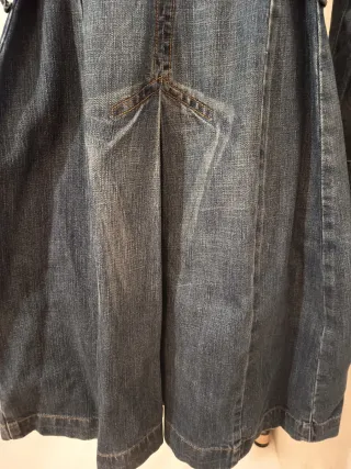 Gabardina vaquera azul