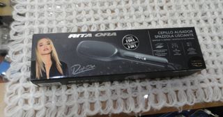 Cepillo Alisador Rita Ora 2 en 1 Negro