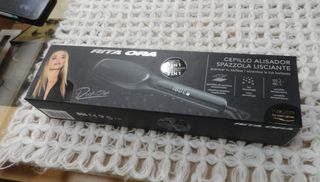 Cepillo Alisador Rita Ora 2 en 1 Negro