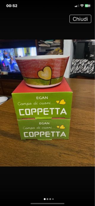 2 Coppette EGAN Campo di cuori