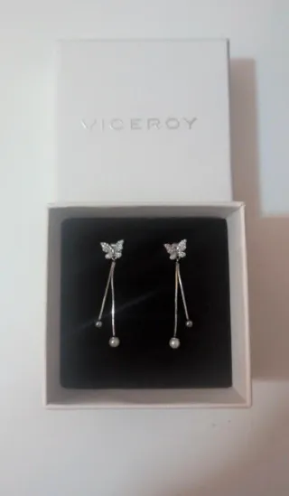 Pendientes Viceroy Mariposa Plata